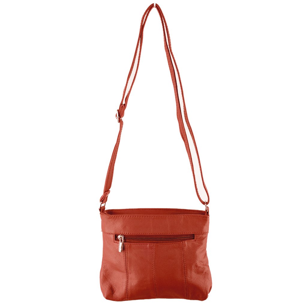 SILVERFEVER Women's Crossbody Handbag Leather Travel Ladies Phone Bag Genuine Cowhide Purse