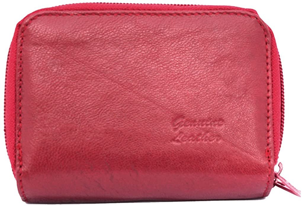 SILVERFEVER Women Wallet Card Holder RFID Purse Women's Leather Credit Cards Organizer ID