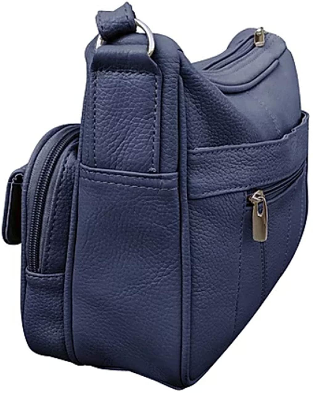Women's Leather Hobo | Ladies Shoulder Bag | Organizer w Built-in Wallet NWT