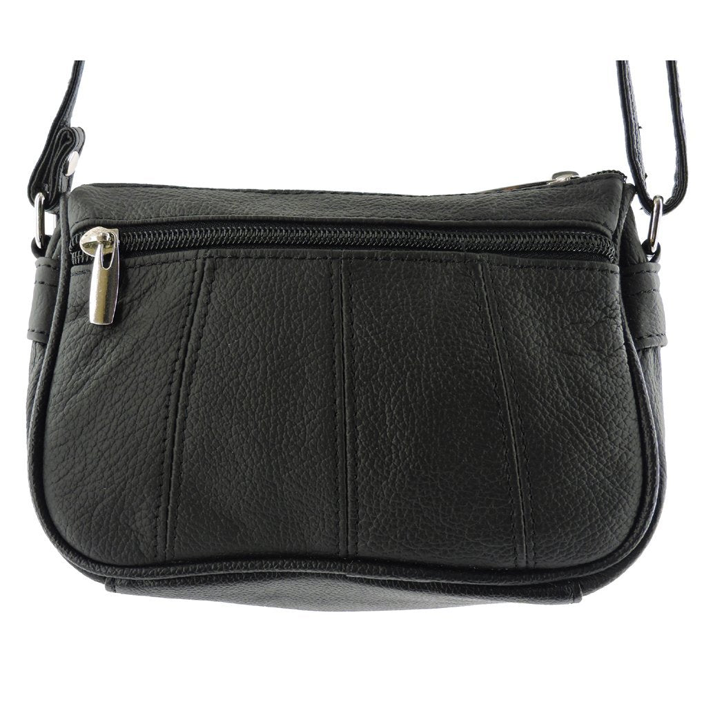 Women's Cowhide Leather Small Crossbody or Shoulder Bag Multi-Purpose
