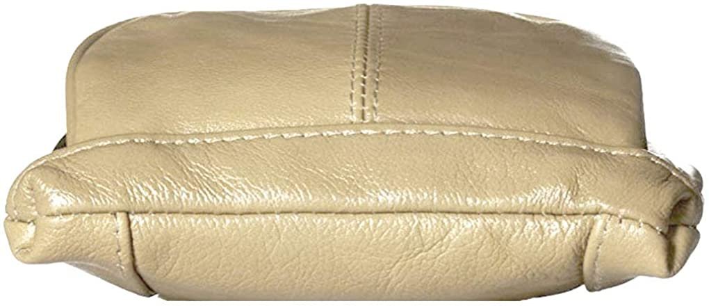 SILVERFEVER Genuine Leather Organizer Handbag Cross Body - Shoulder Travel Bag