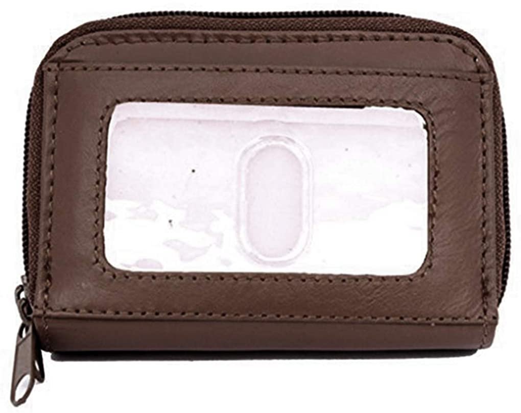 SILVERFEVER Women Wallet Card Holder RFID Purse Women's Leather Credit Cards Organizer ID