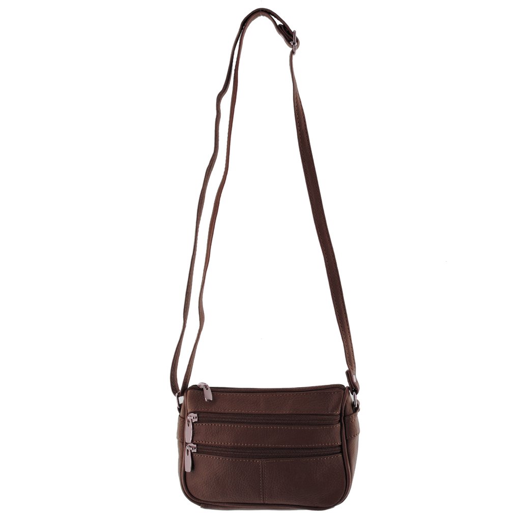 Women's Cowhide Leather Small Crossbody or Shoulder Bag Multi-Purpose