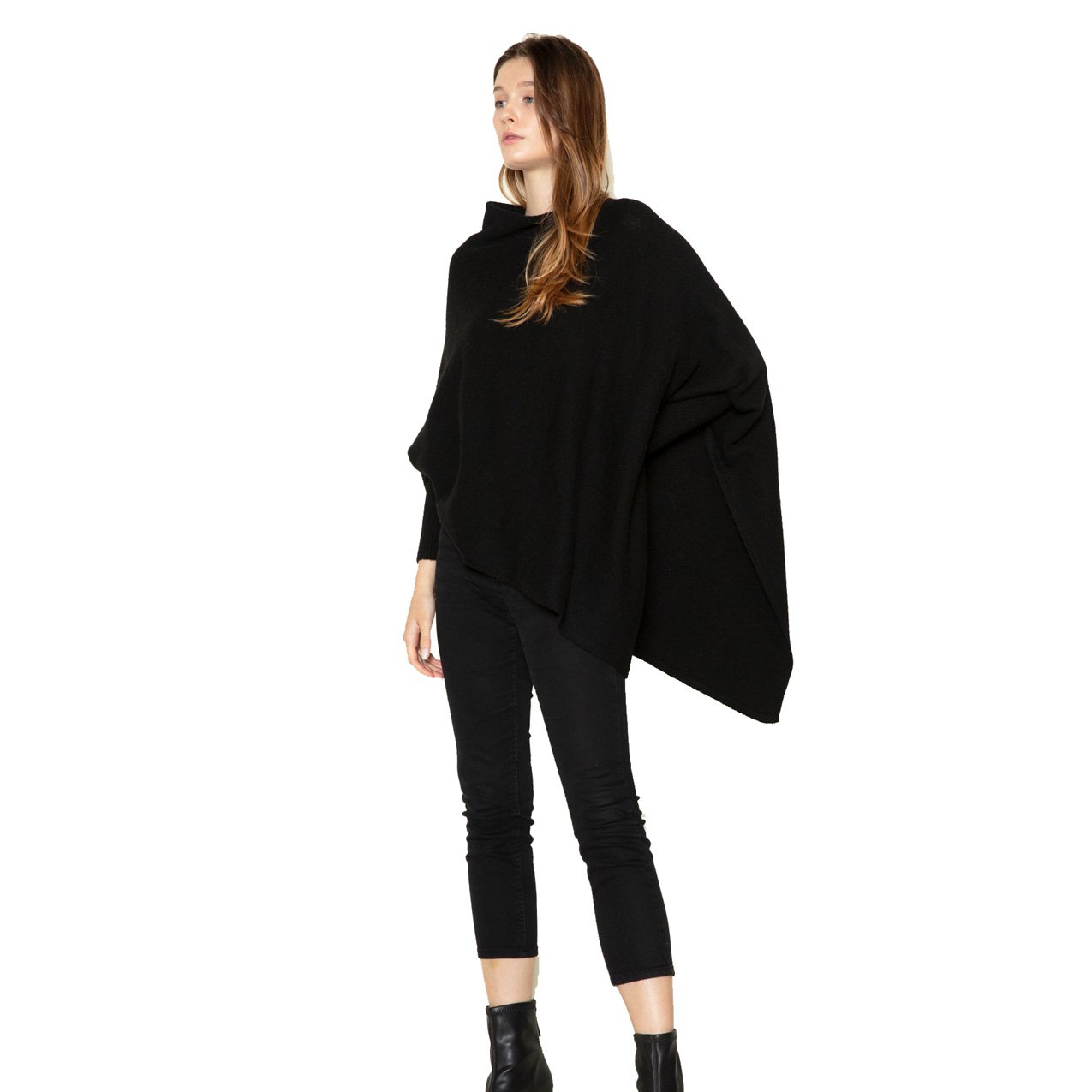 Look by M Triangle Poncho with Sleeves