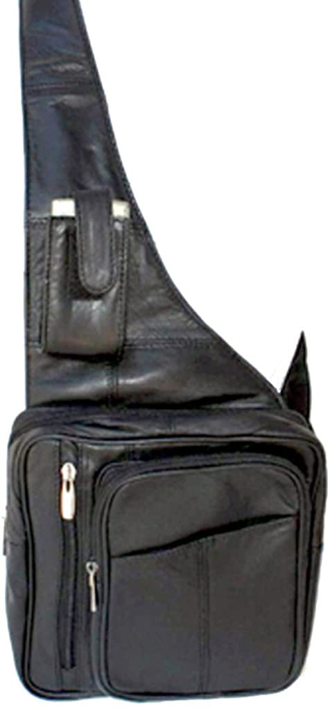 Genuine Leather Sling Backpack - Your Stylish & Organized Companion Silver Fever®