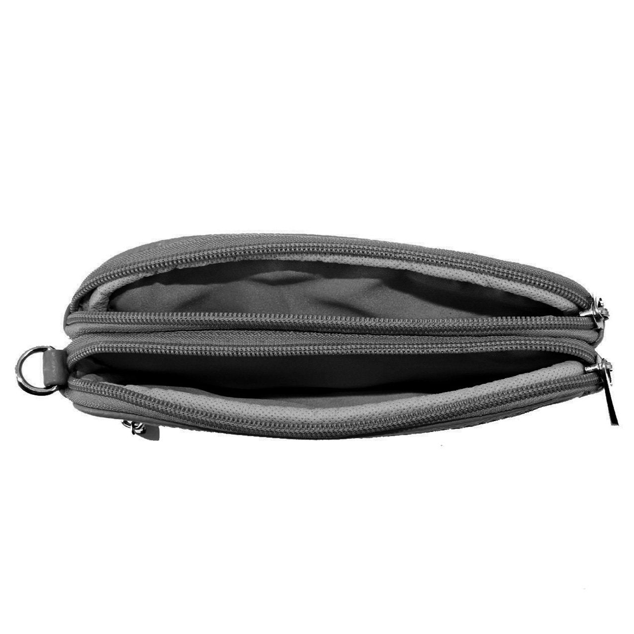 Leather Eyeglass Glasses Case with Wristlet Handle, Padded WOMAN
