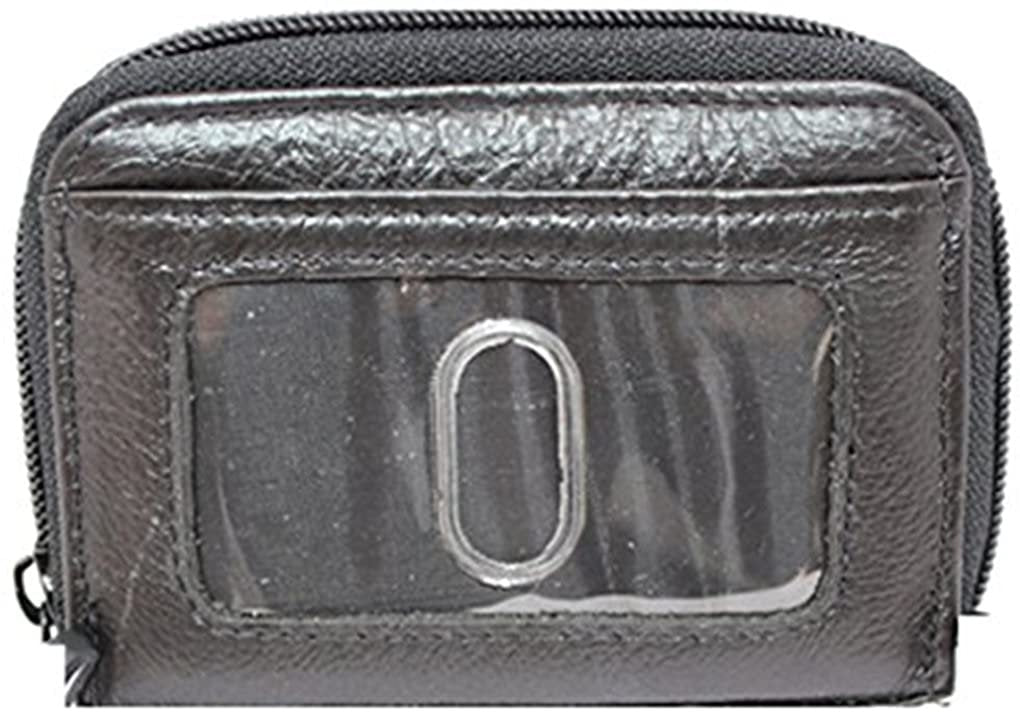 SILVERFEVER Women Wallet Card Holder RFID Purse Women's Leather Credit Cards Organizer ID