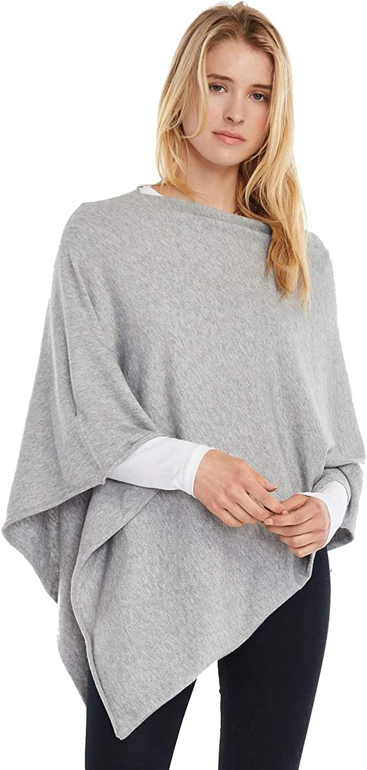 Look by M Women's Basic Poncho Year Round Cover Special Occasion for Every Day