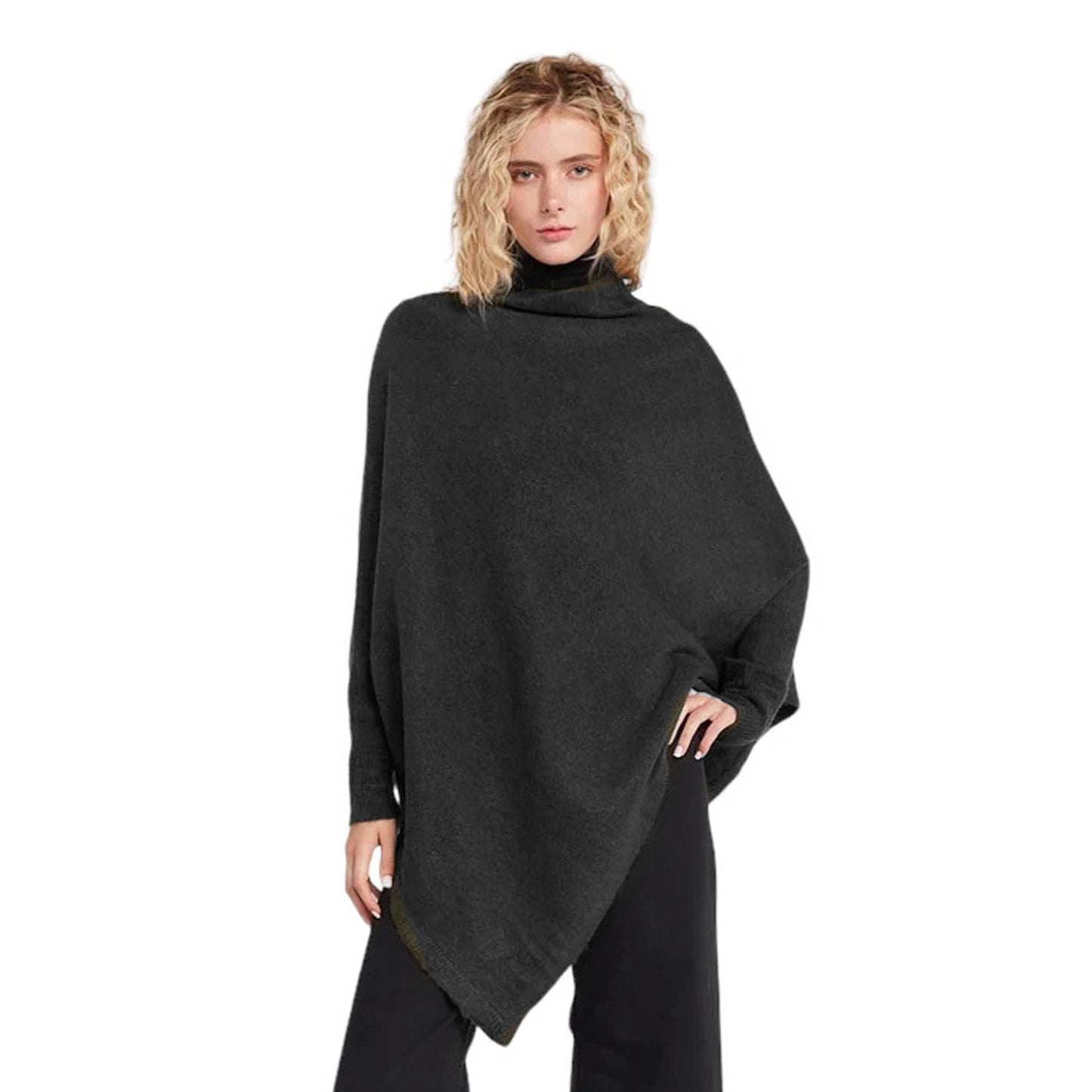 Look by M Triangle Poncho with Sleeves