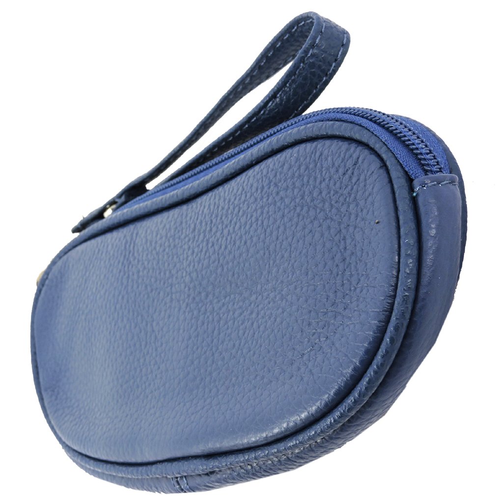 Leather Eyeglass Glasses Case with Wristlet Handle, Padded WOMAN