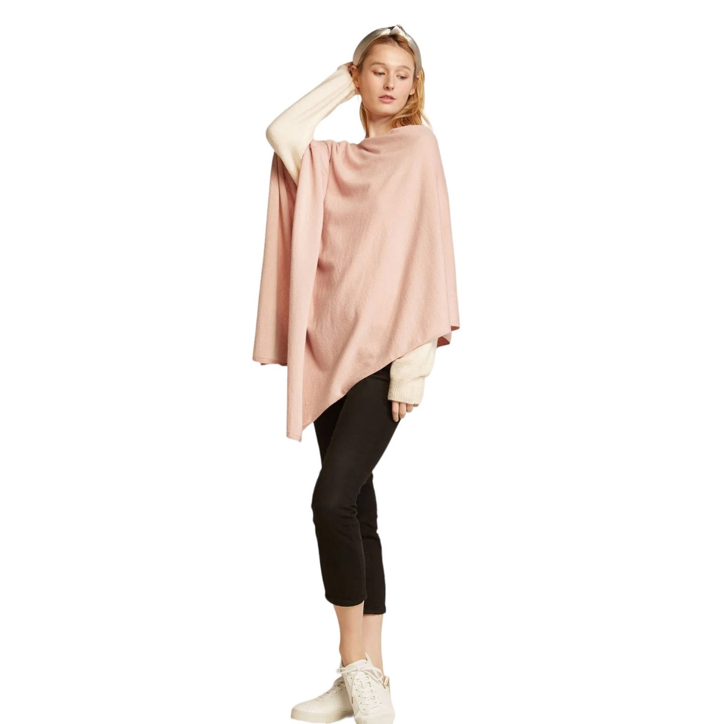Look by M Women's Basic Poncho Year Round Cover Special Occasion for Every Day