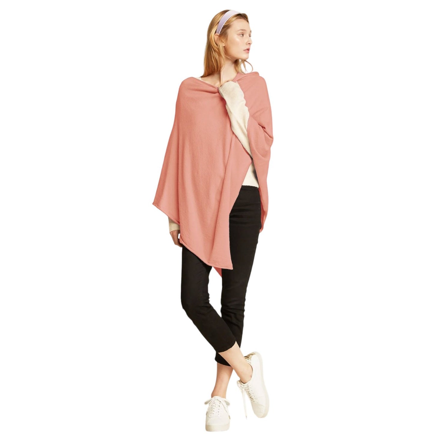 Look by M Women's Basic Poncho Year Round Cover Special Occasion for Every Day