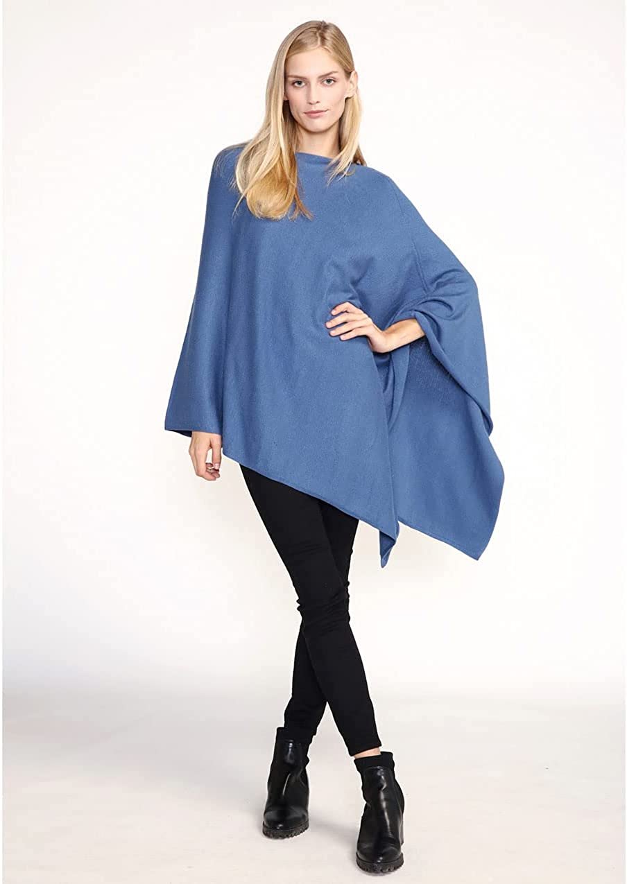 Look by M Women's Basic Poncho Year Round Cover Special Occasion for Every Day