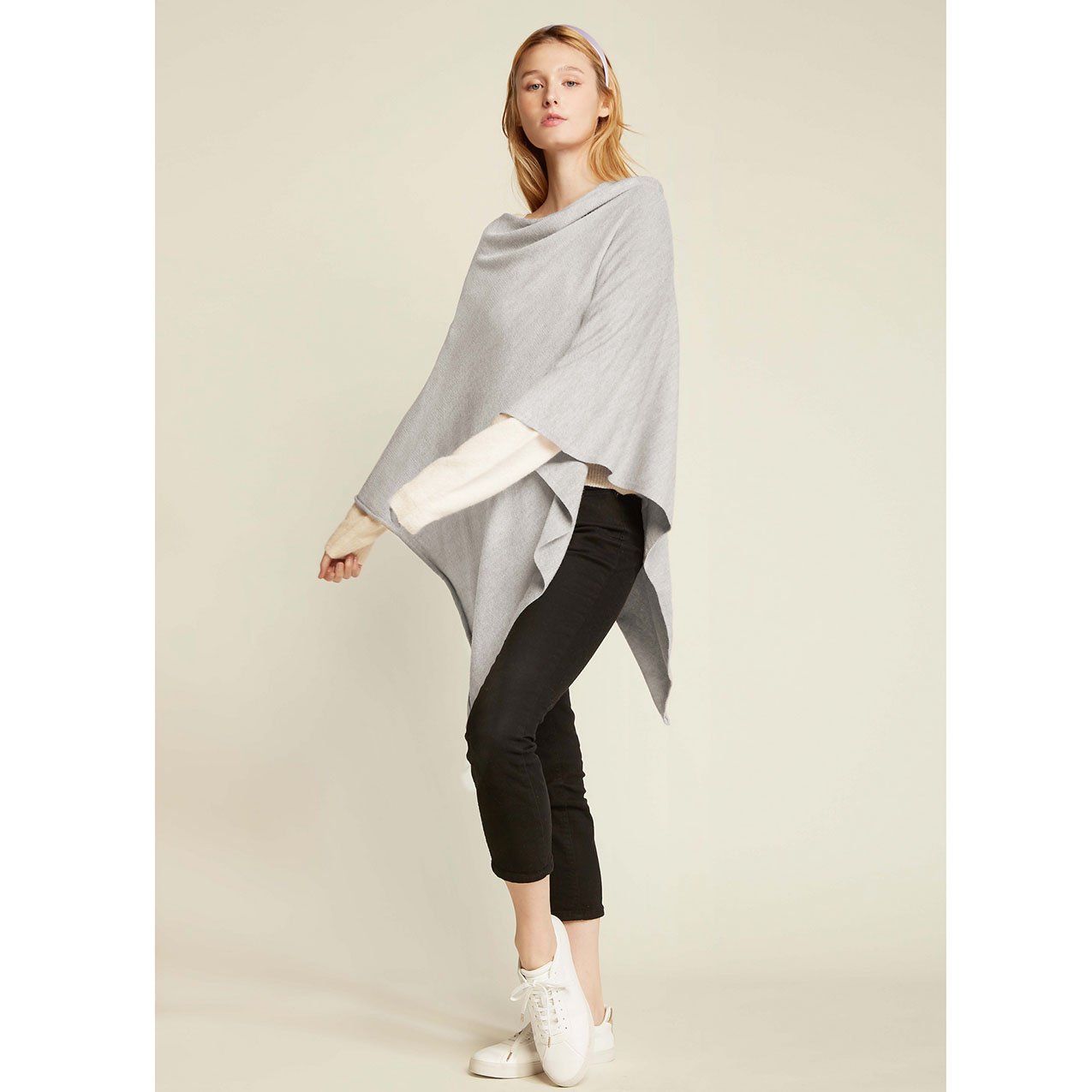 Look by M Women's Basic Poncho Year Round Cover Special Occasion for Every Day