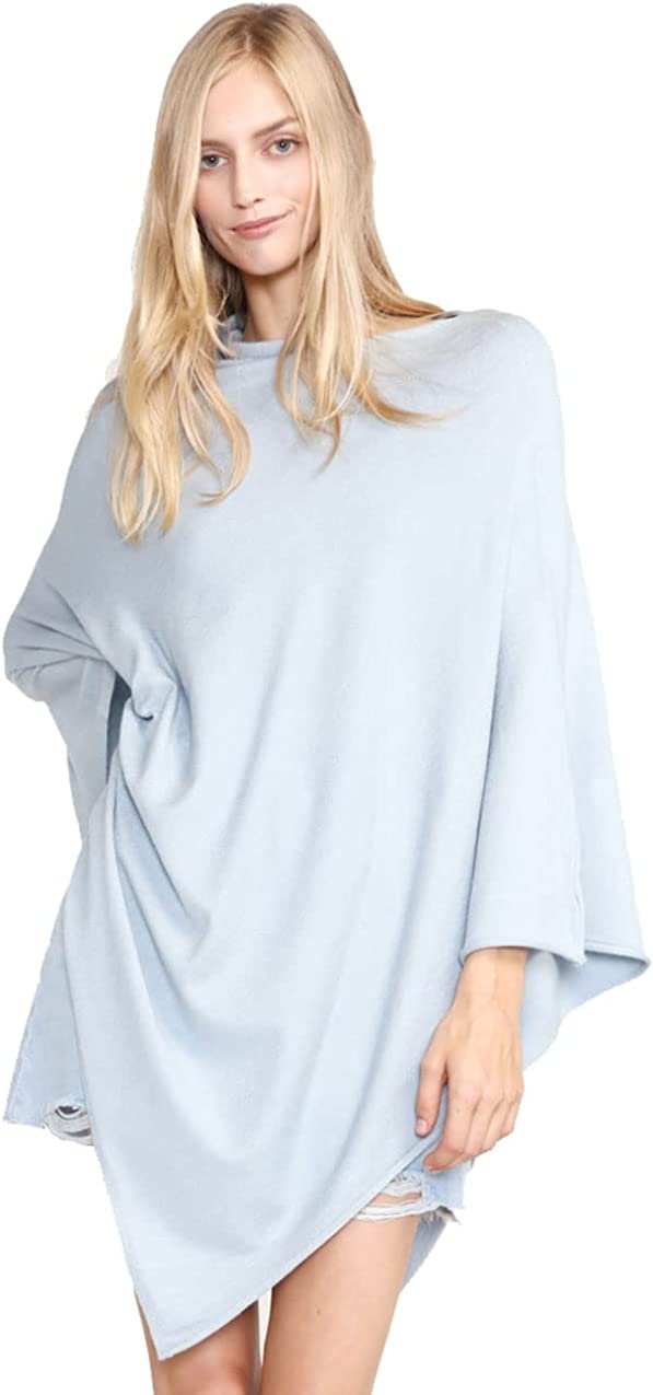 Look by M Women's Basic Poncho Year Round Cover Special Occasion for Every Day