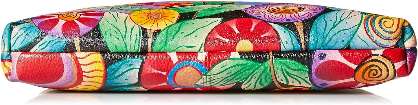 Anna by Anuschka Large Artistic Wristlet Festival or Evening Clutch