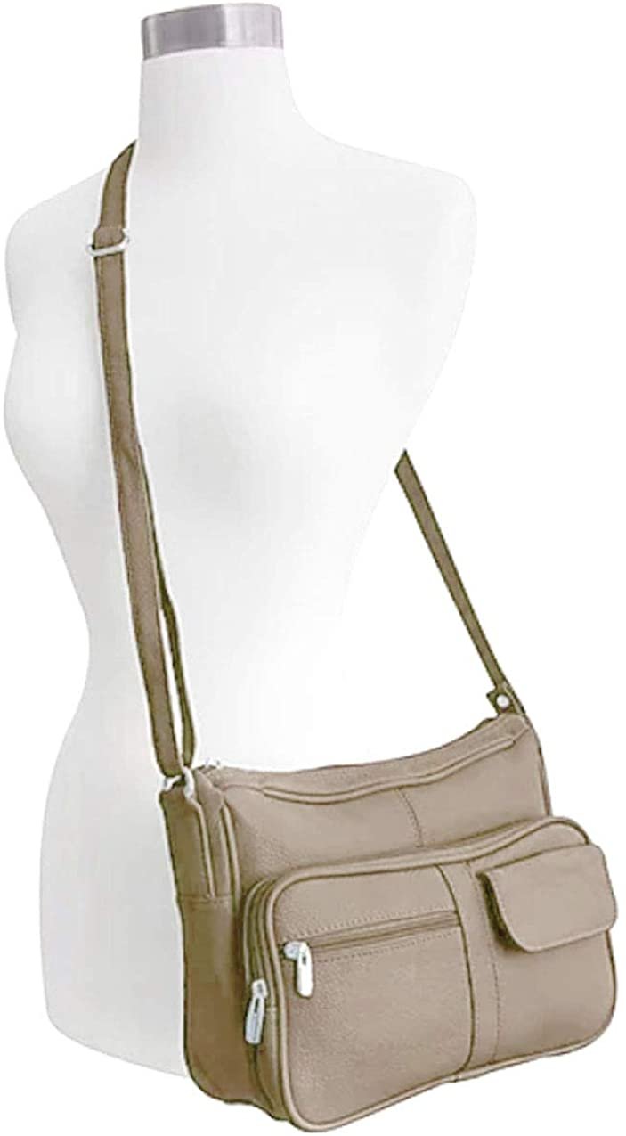 Women's Leather Hobo | Ladies Shoulder Bag | Organizer w Built-in Wallet NWT