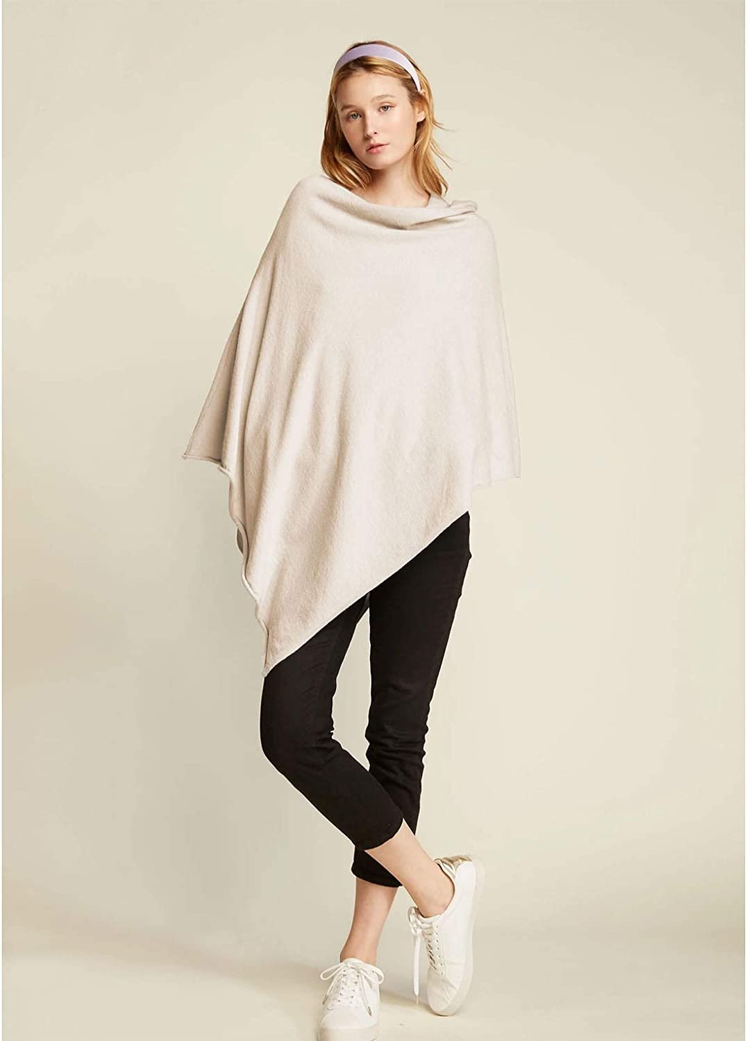 Look by M Women's Basic Poncho Year Round Cover Special Occasion for Every Day
