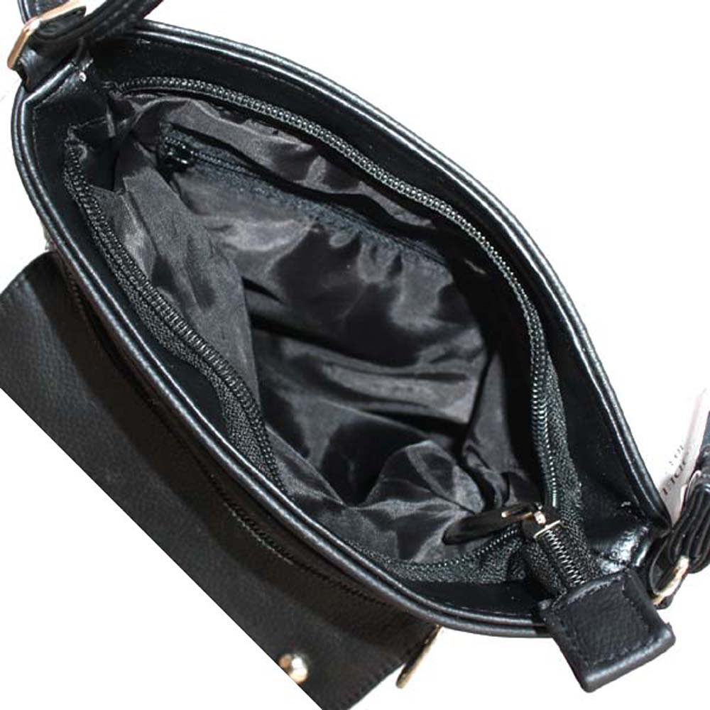 SILVERFEVER Women's Crossbody Handbag Leather Travel Ladies Phone Bag Genuine Cowhide Purse