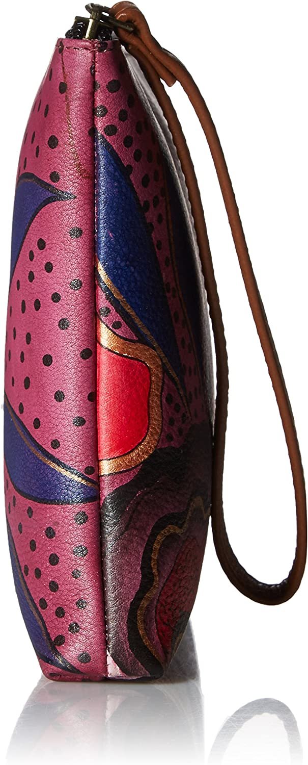 Anna by Anuschka Large Artistic Wristlet Festival or Evening Clutch