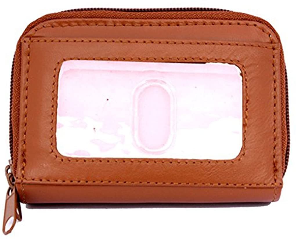 SILVERFEVER Women Wallet Card Holder RFID Purse Women's Leather Credit Cards Organizer ID