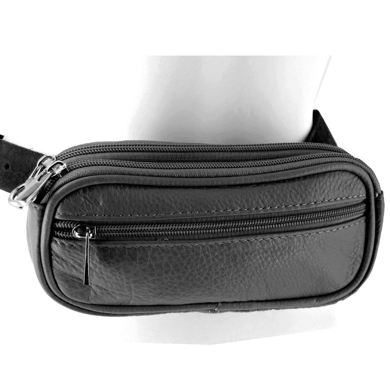 Leather Eyeglass Glasses Case with Wristlet Handle, Padded WOMAN