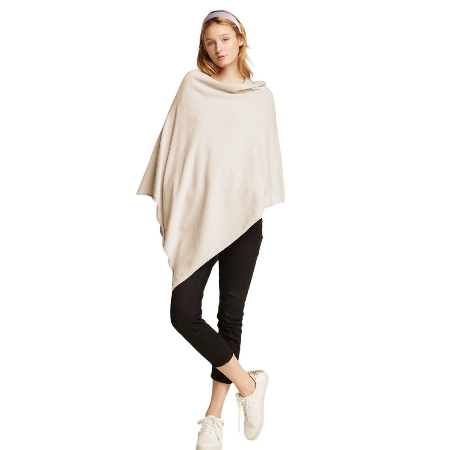 Look by M Women's Basic Poncho Year Round Cover Special Occasion for Every Day
