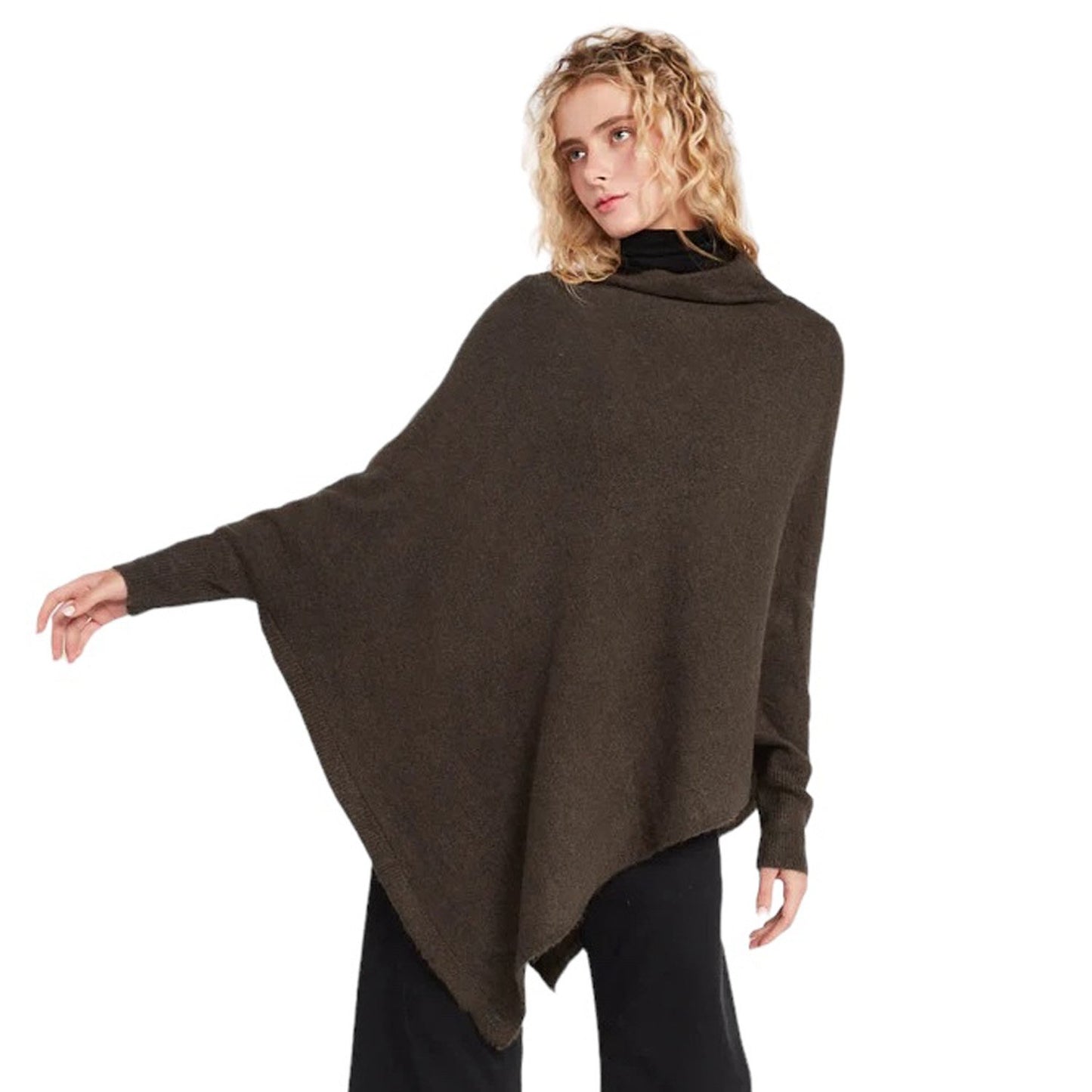 Look by M Triangle Poncho with Sleeves