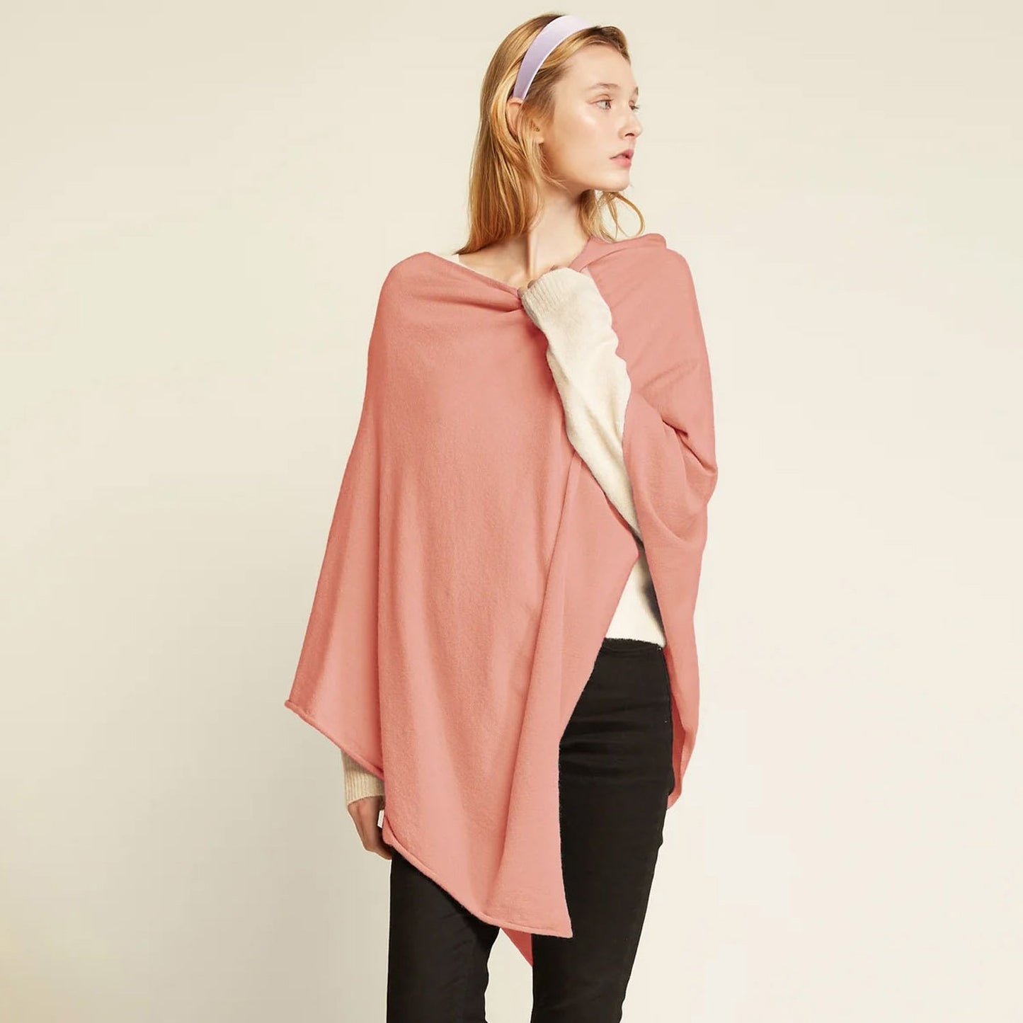 Look by M Women's Basic Poncho Year Round Cover Special Occasion for Every Day