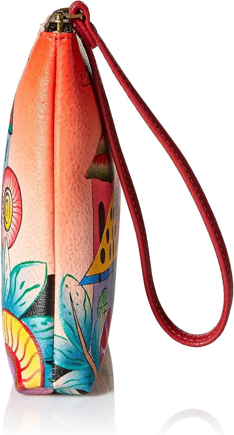 Anna by Anuschka Large Artistic Wristlet Festival or Evening Clutch