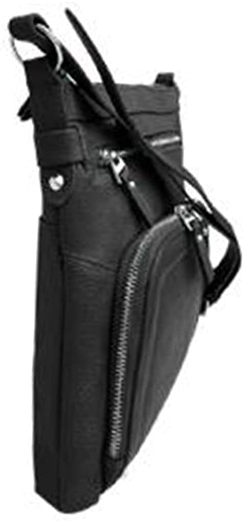Women's Leather Large Crossbody Travel Handbag Water Resistant Purse SILVERFEVER