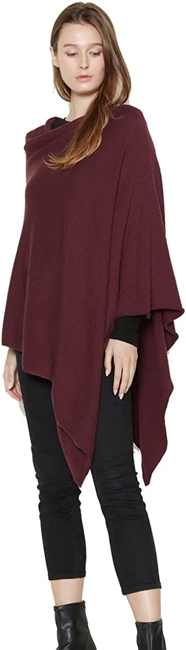 Look by M Women's Basic Poncho Year Round Cover Special Occasion for Every Day
