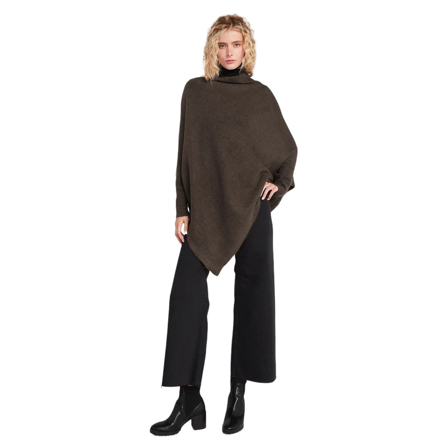 Look by M Triangle Poncho with Sleeves