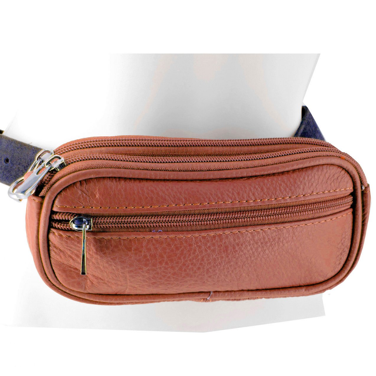 Leather Eyeglass Glasses Case with Wristlet Handle, Padded WOMAN