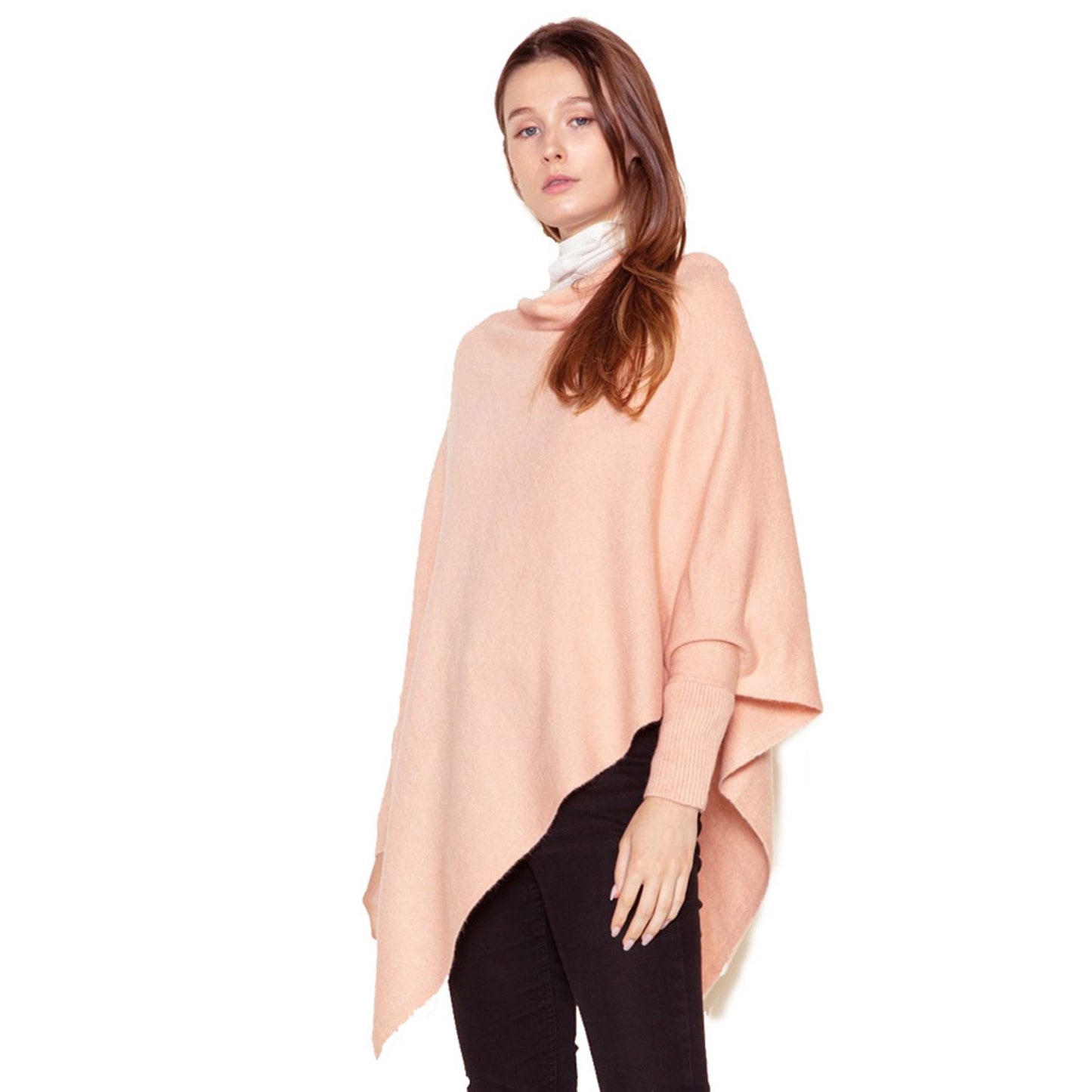 Look by M Triangle Poncho with Sleeves