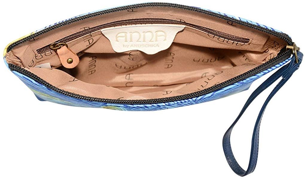 Anna by Anuschka Large Artistic Wristlet Festival or Evening Clutch