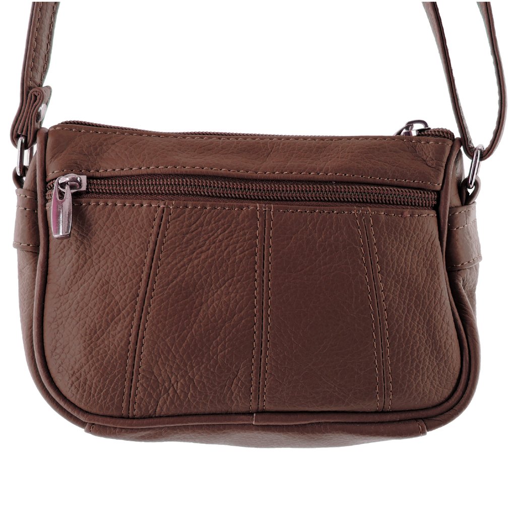 Women's Cowhide Leather Small Crossbody or Shoulder Bag Multi-Purpose
