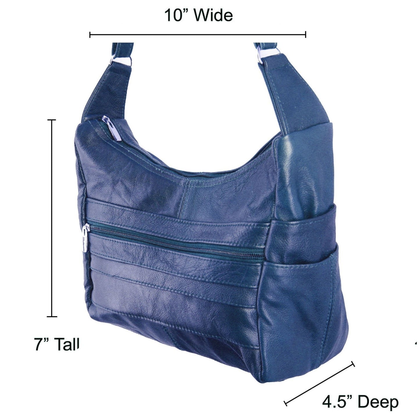 Women's Leather Medium Cross Body Purse Shoulder Ladies Handbag
