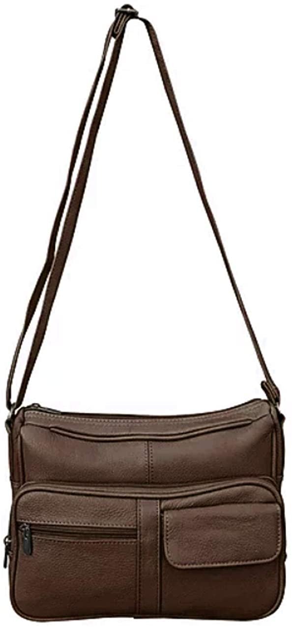 Women's Leather Hobo | Ladies Shoulder Bag | Organizer w Built-in Wallet NWT