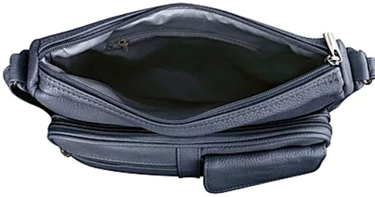 Women's Leather Hobo | Ladies Shoulder Bag | Organizer w Built-in Wallet NWT