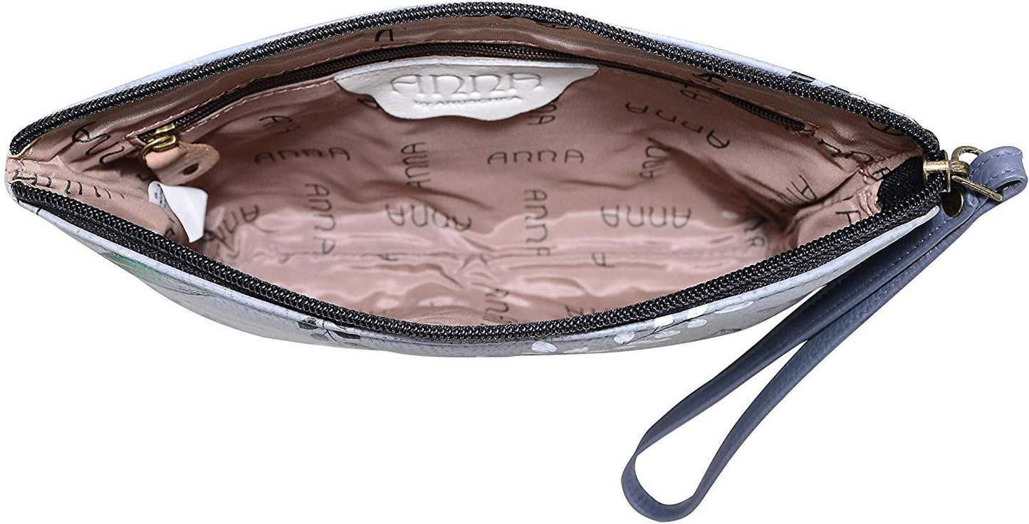 Anna by Anuschka Large Artistic Wristlet Festival or Evening Clutch