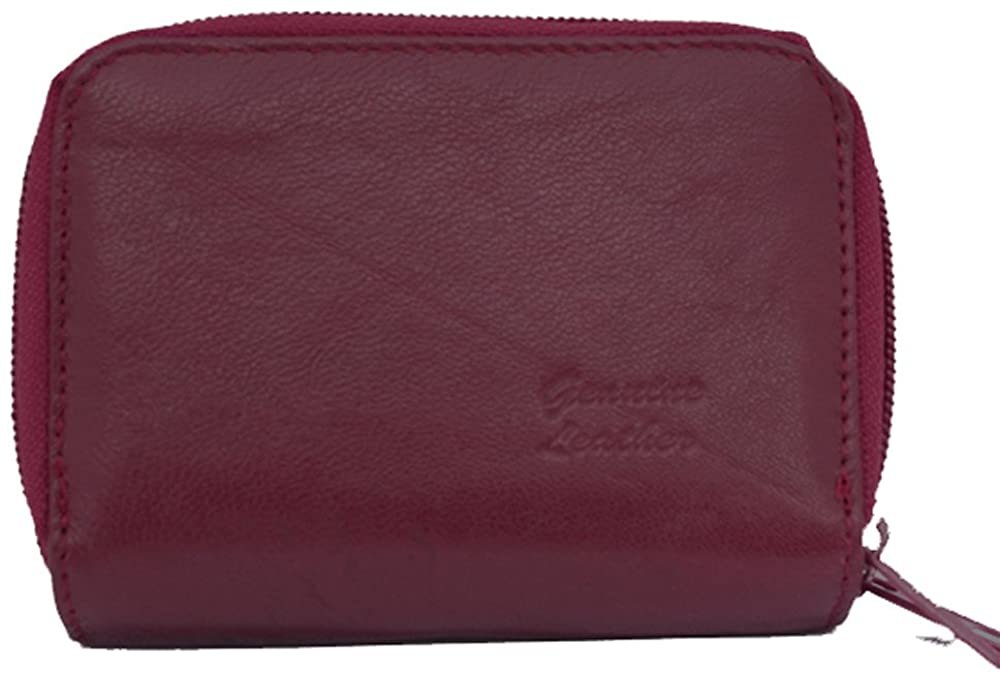 SILVERFEVER Women Wallet Card Holder RFID Purse Women's Leather Credit Cards Organizer ID