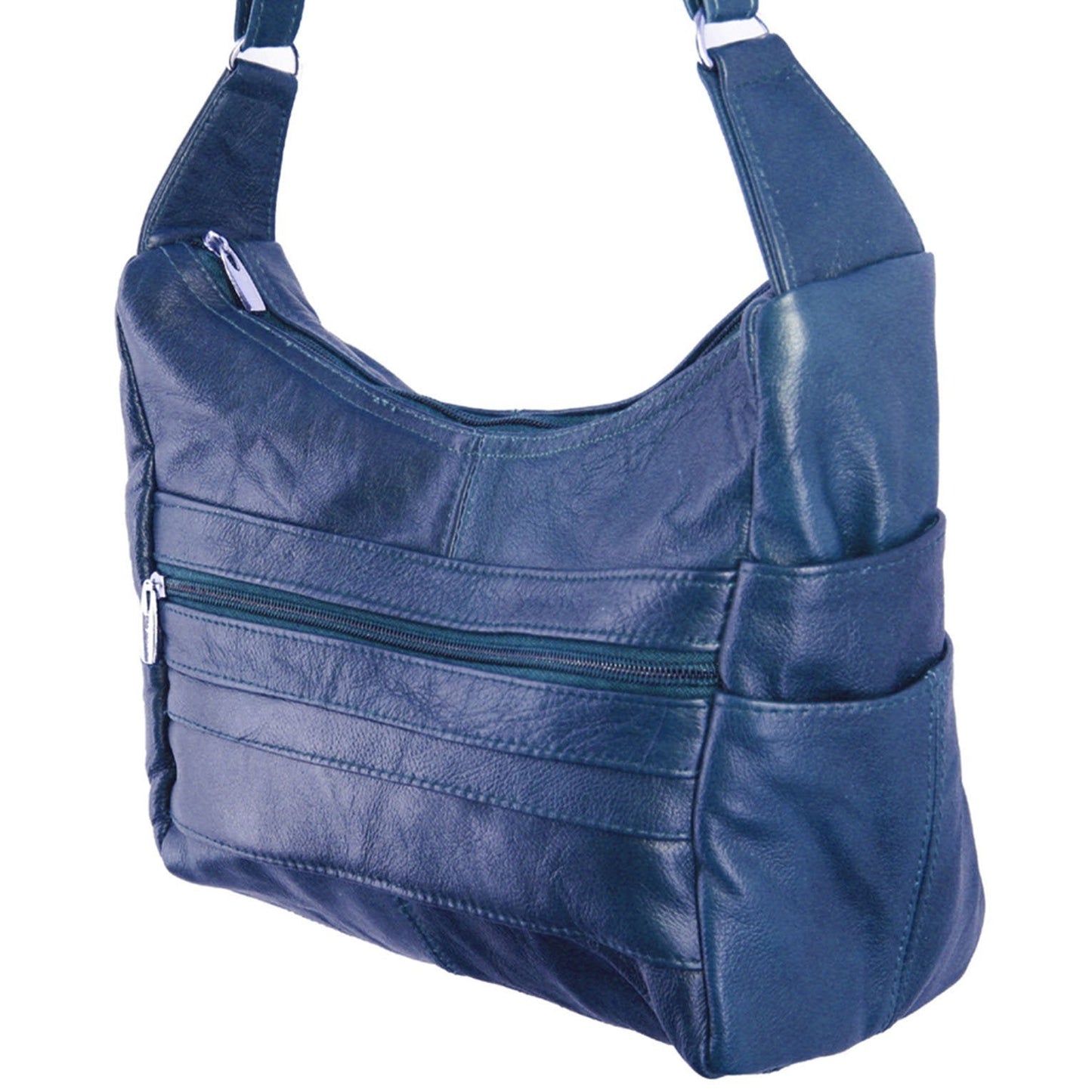 Women's Leather Medium Cross Body Purse Shoulder Ladies Handbag