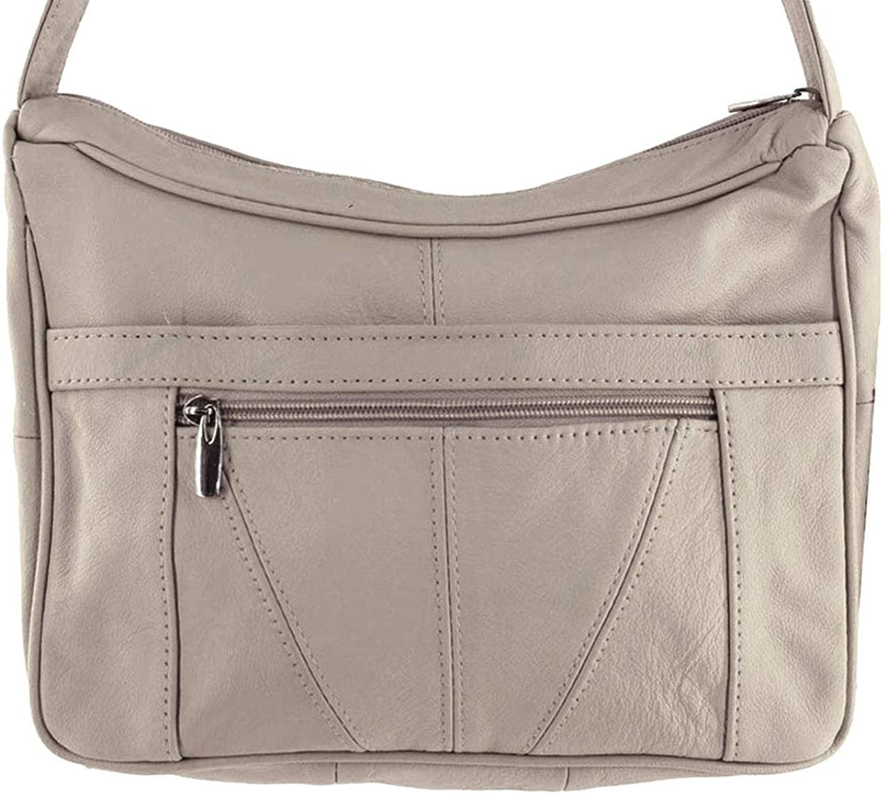 Women's Leather Hobo | Ladies Shoulder Bag | Organizer w Built-in Wallet NWT