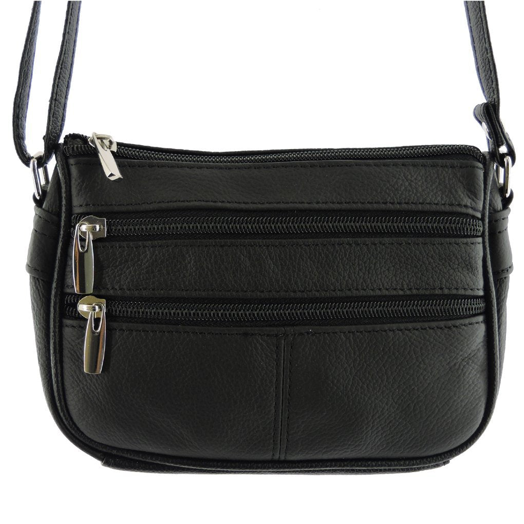 Women's Cowhide Leather Small Crossbody or Shoulder Bag Multi-Purpose