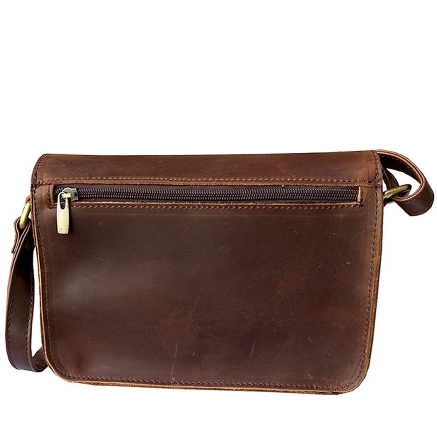Cowhide Leather Womens Shoulder Purse Small Cross Body Organizer Bag with Many Pockets