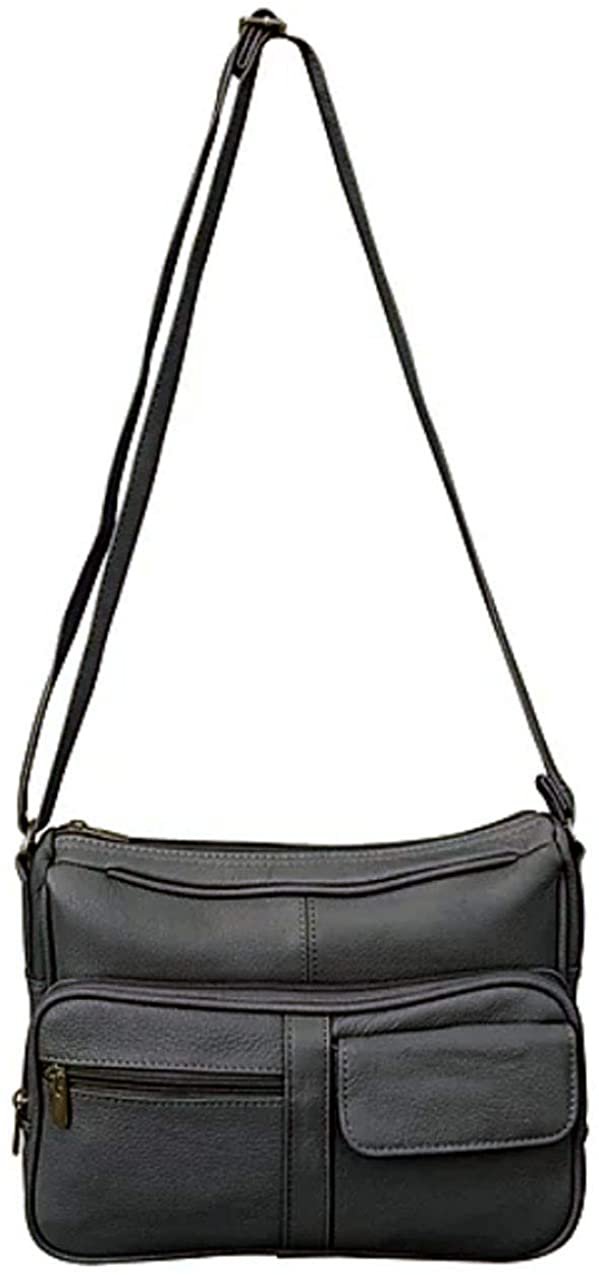 Women's Leather Hobo | Ladies Shoulder Bag | Organizer w Built-in Wallet NWT
