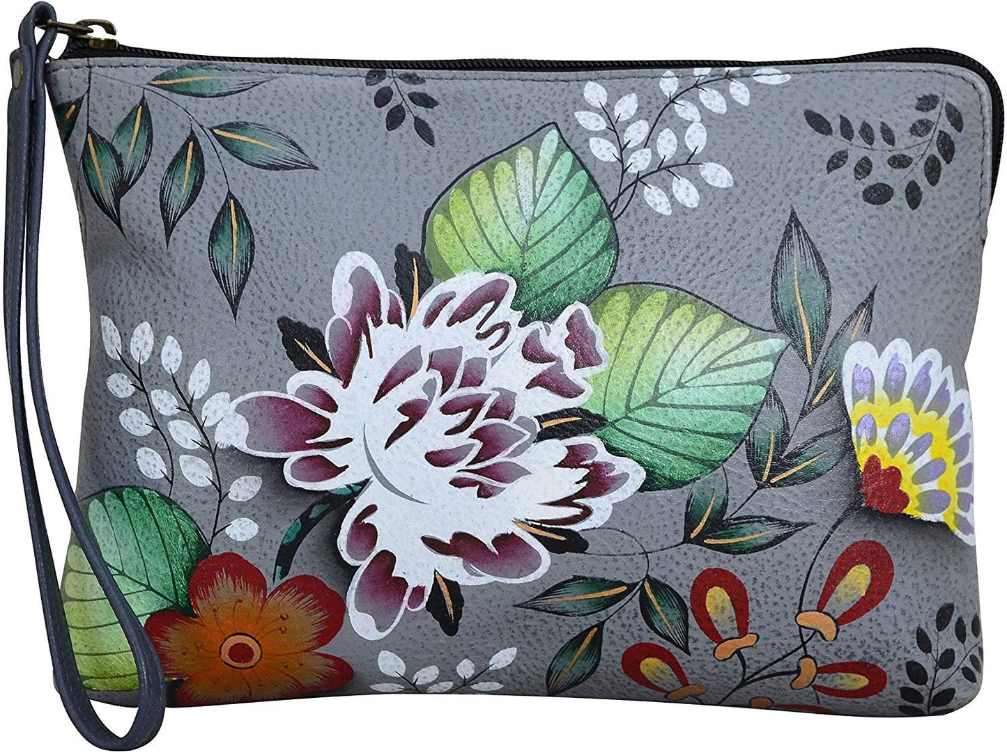 Anna by Anuschka Large Artistic Wristlet Festival or Evening Clutch
