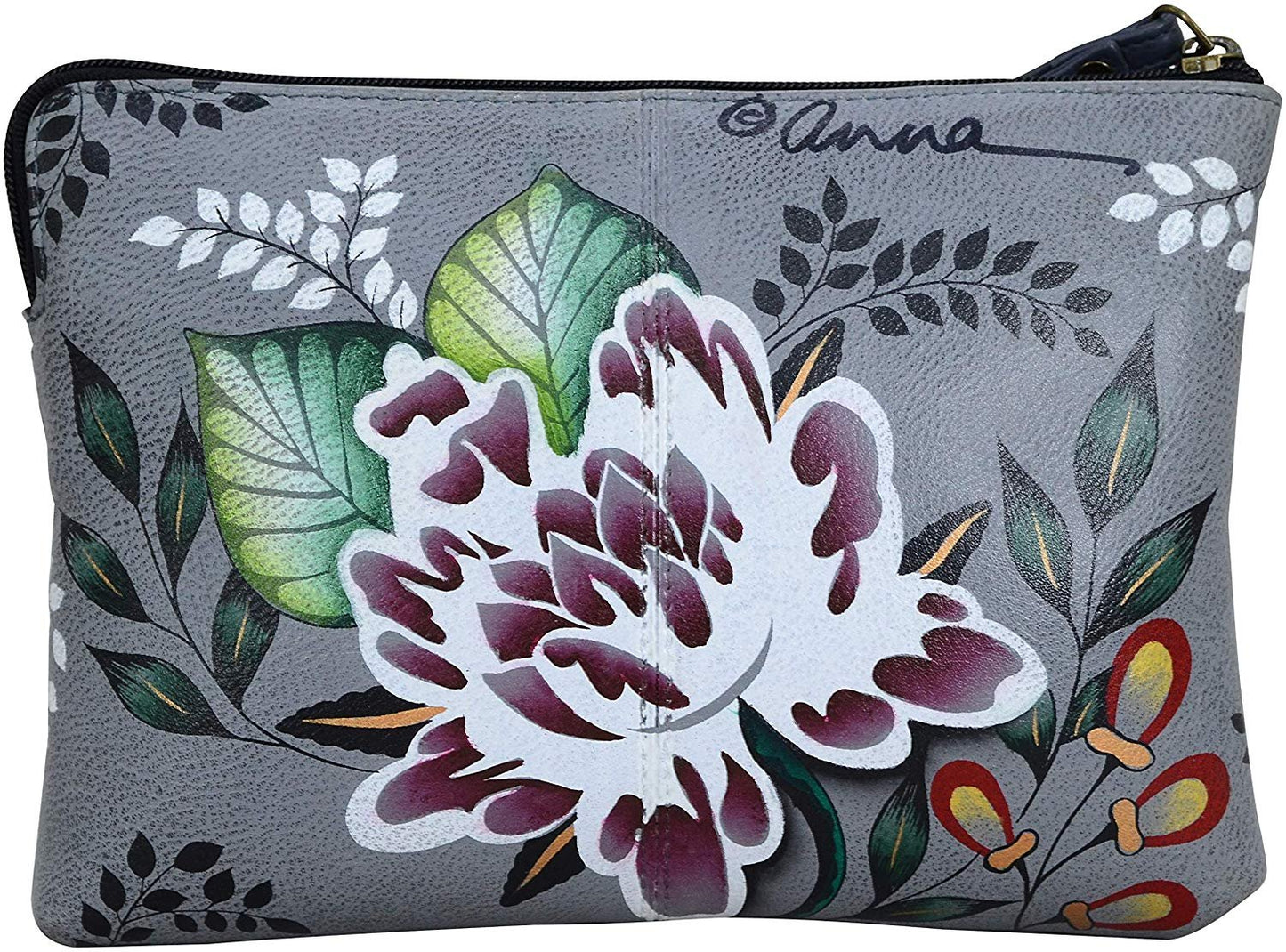 Anna by Anuschka Large Artistic Wristlet Festival or Evening Clutch