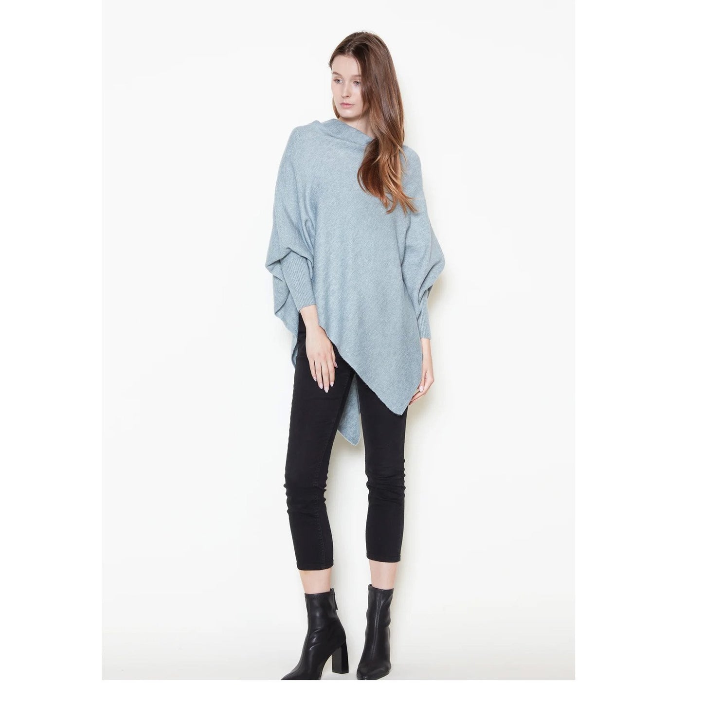 Look by M Triangle Poncho with Sleeves
